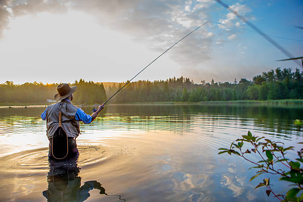 fly fishing for salmon